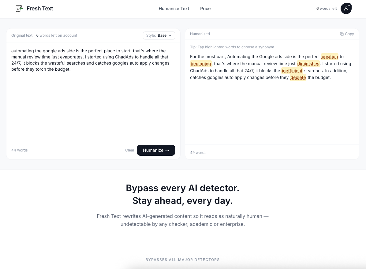 Fresh Text gallery image