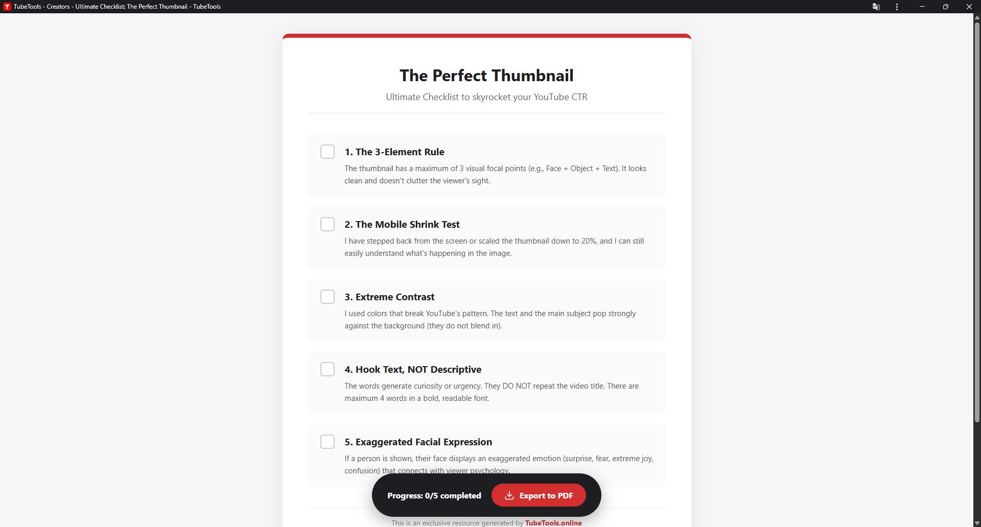 TubeTools gallery image