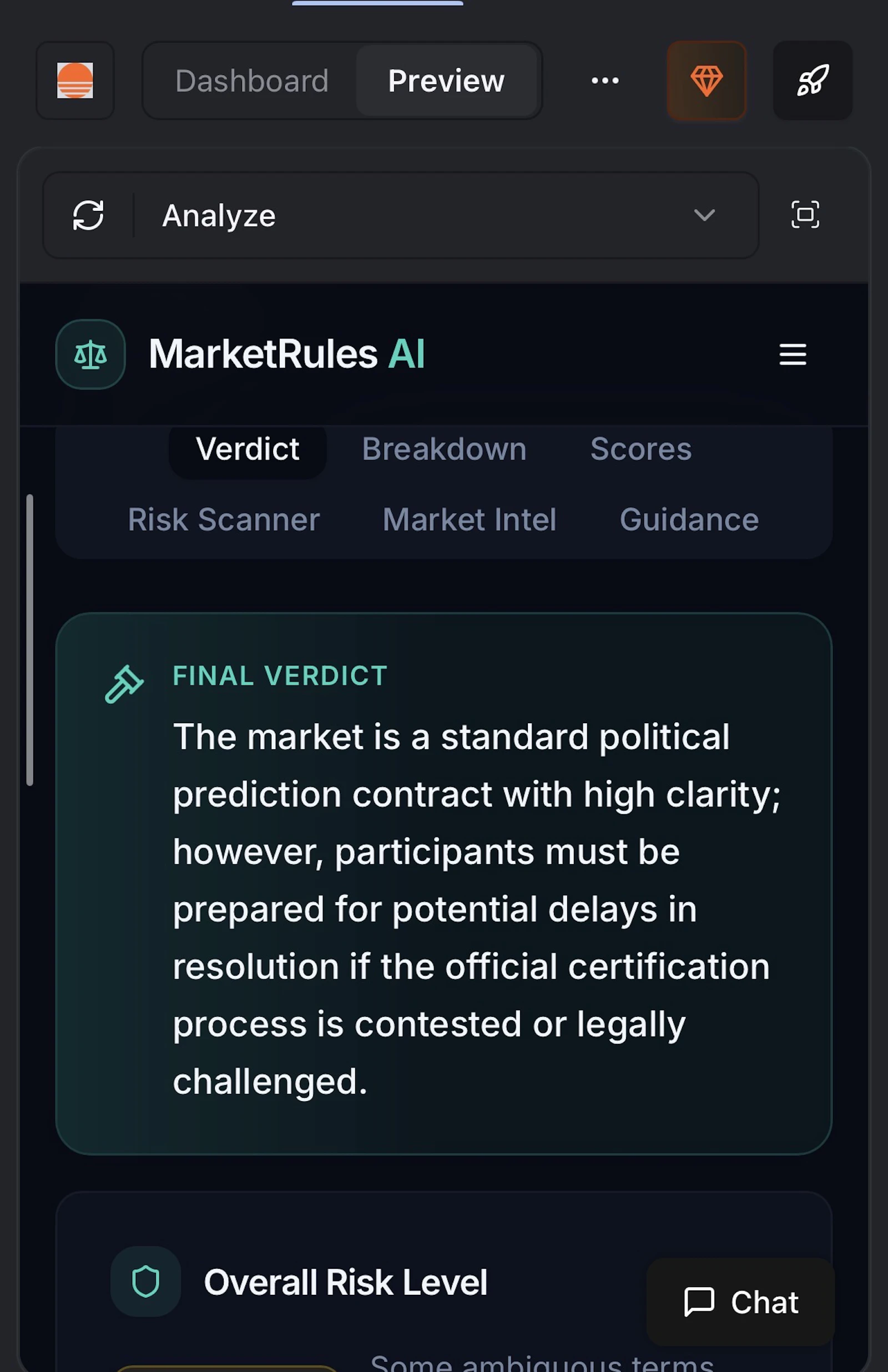 MarketRules AI screenshot 1