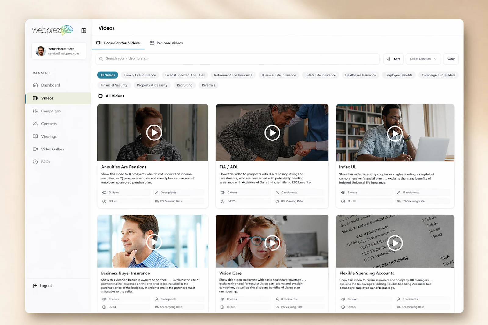 Video Marketing for Financial Advisors screenshot 3