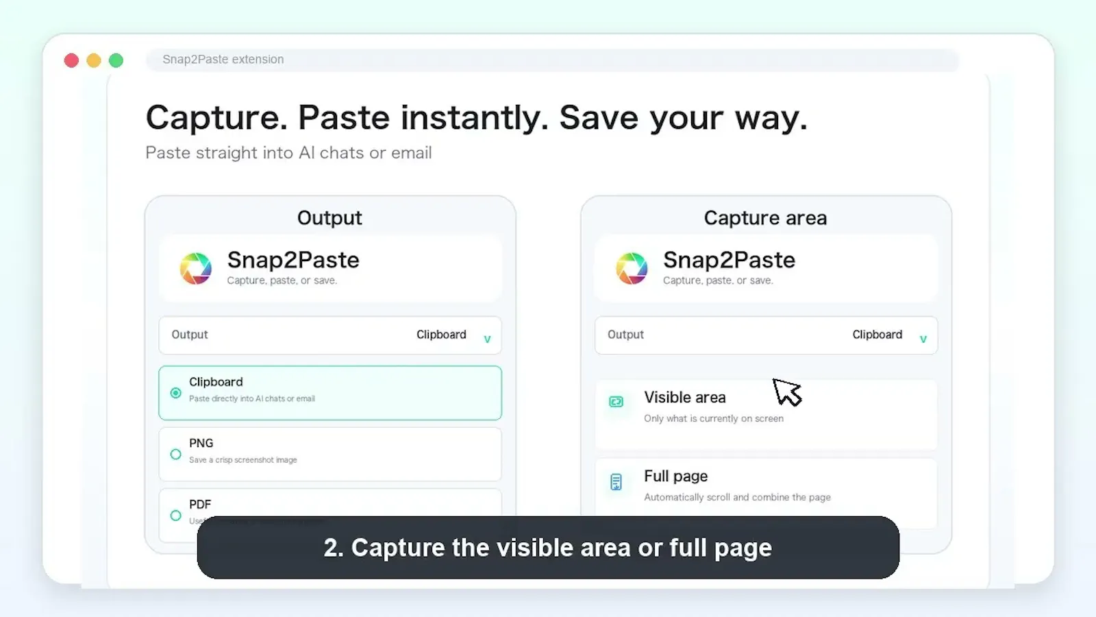 Snap2Paste screenshot 1 (video preview)