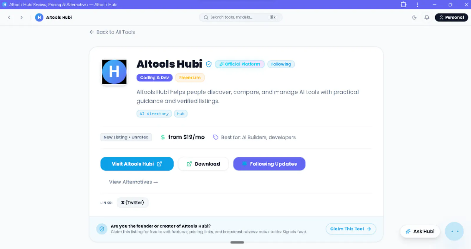 AItools hubi screenshot 7