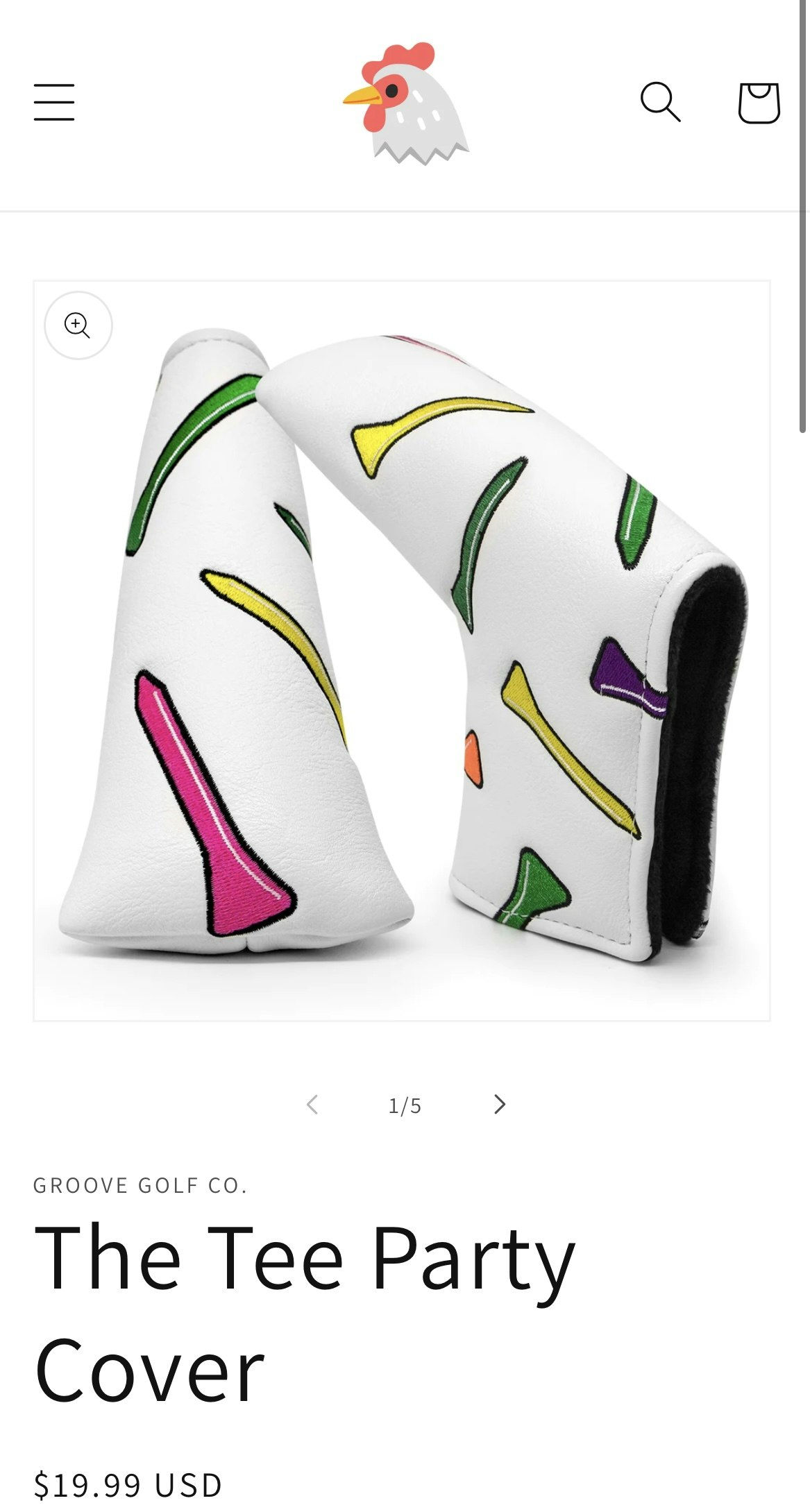 Groove Golf Co. Leapri in pelle media 7
