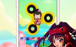 Fidget Spinner Anime Force Kawaii media 3