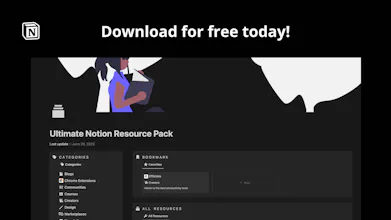 The Ultimate Notion Resource Pack gallery image