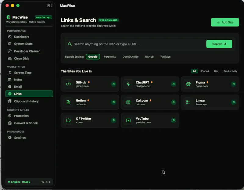 MacWise screenshot 2