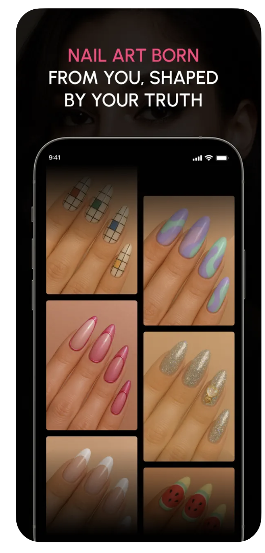 Nailartist - AI Nageldesign - Nailartist ist Ihr persönlicher KI-angetanter Nageldesigner. Medien 4