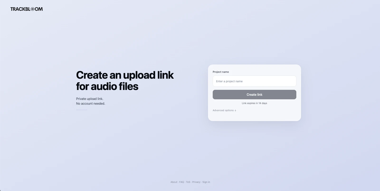 TrackBloom screenshot 2