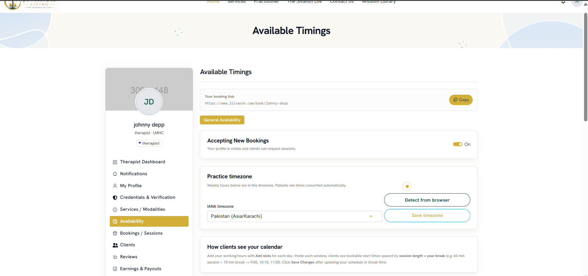 Jiivansh  Telehealth & Therapy  Platform gallery image