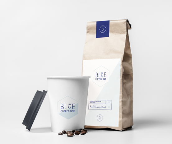 Blue Coffee Box