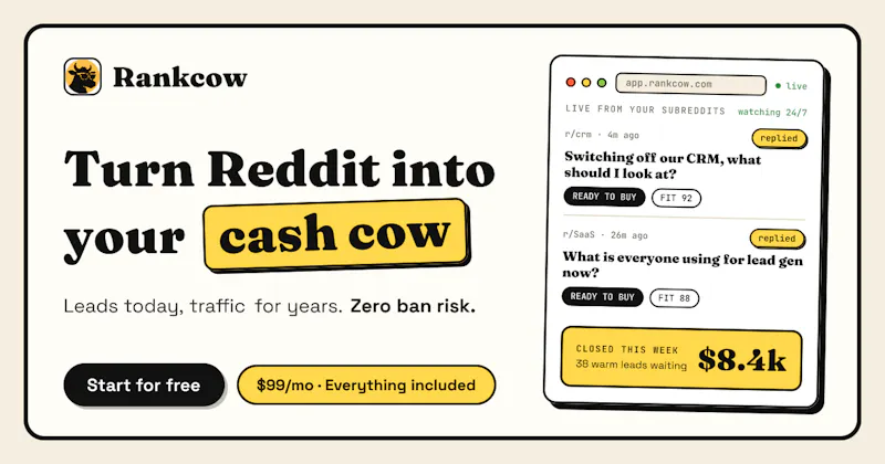 Rankcow screenshot 1