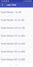 Learn Tamil through English Android App gallery image