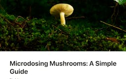 Microdosing Mushrooms: A Simple Guide media 2