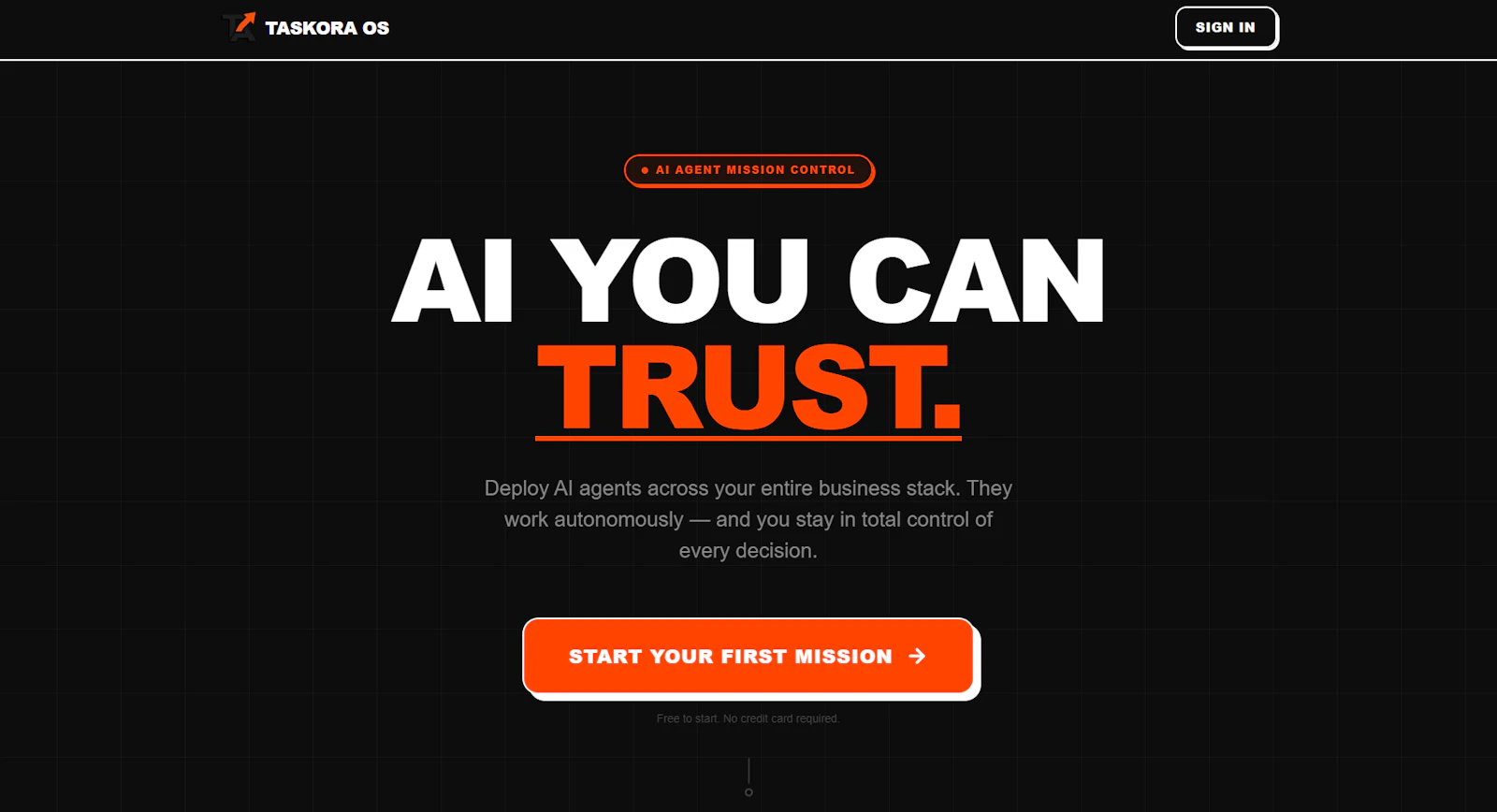 Taskora OS screenshot 1