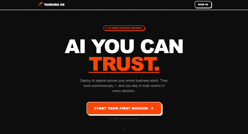 Taskora OS screenshot 1