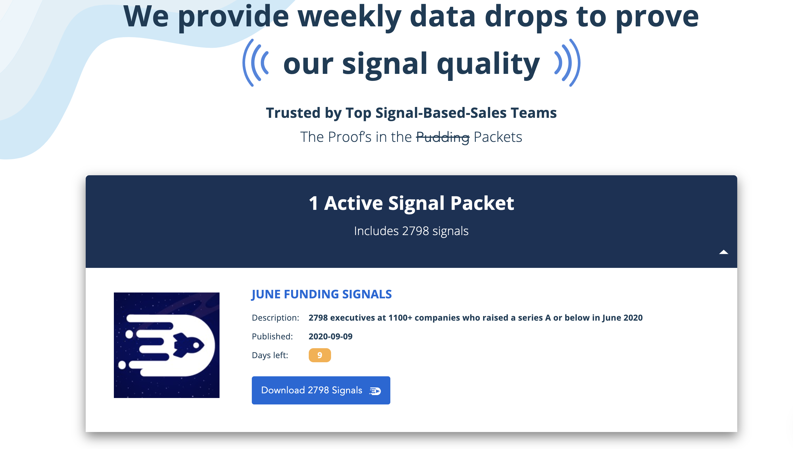 June 2020 Funding Signals [Data Drop] gallery image