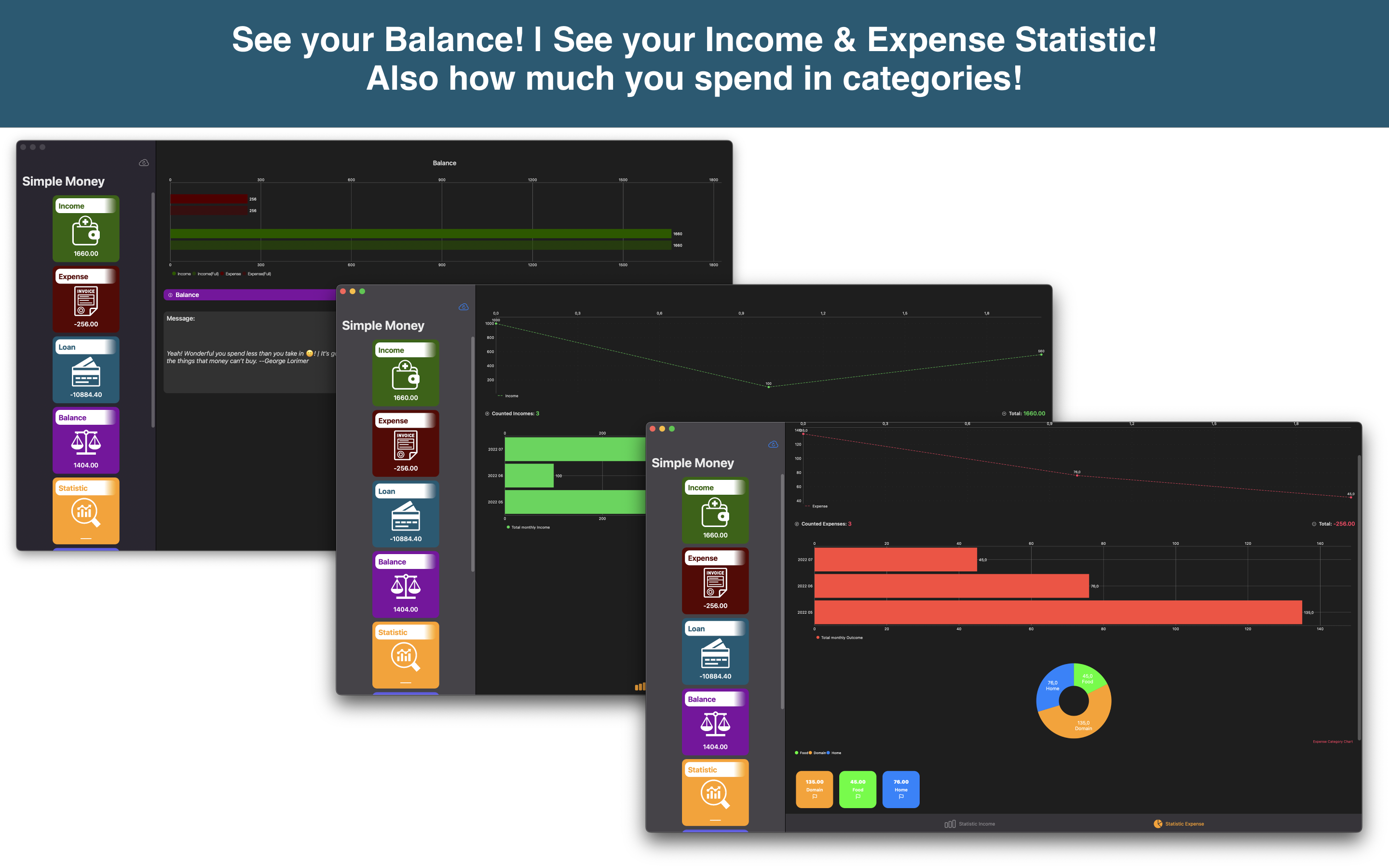 SimpleMoney - Universal App gallery image