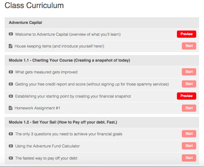 Adventure Capital Course gallery image