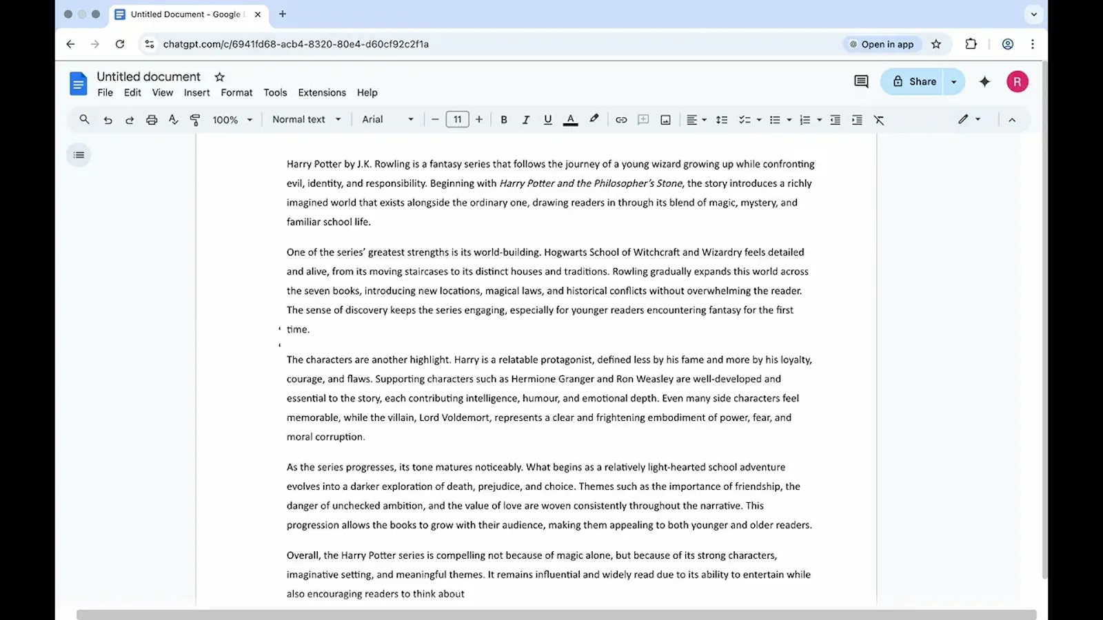 GPTDisguise screenshot 1 (video preview)