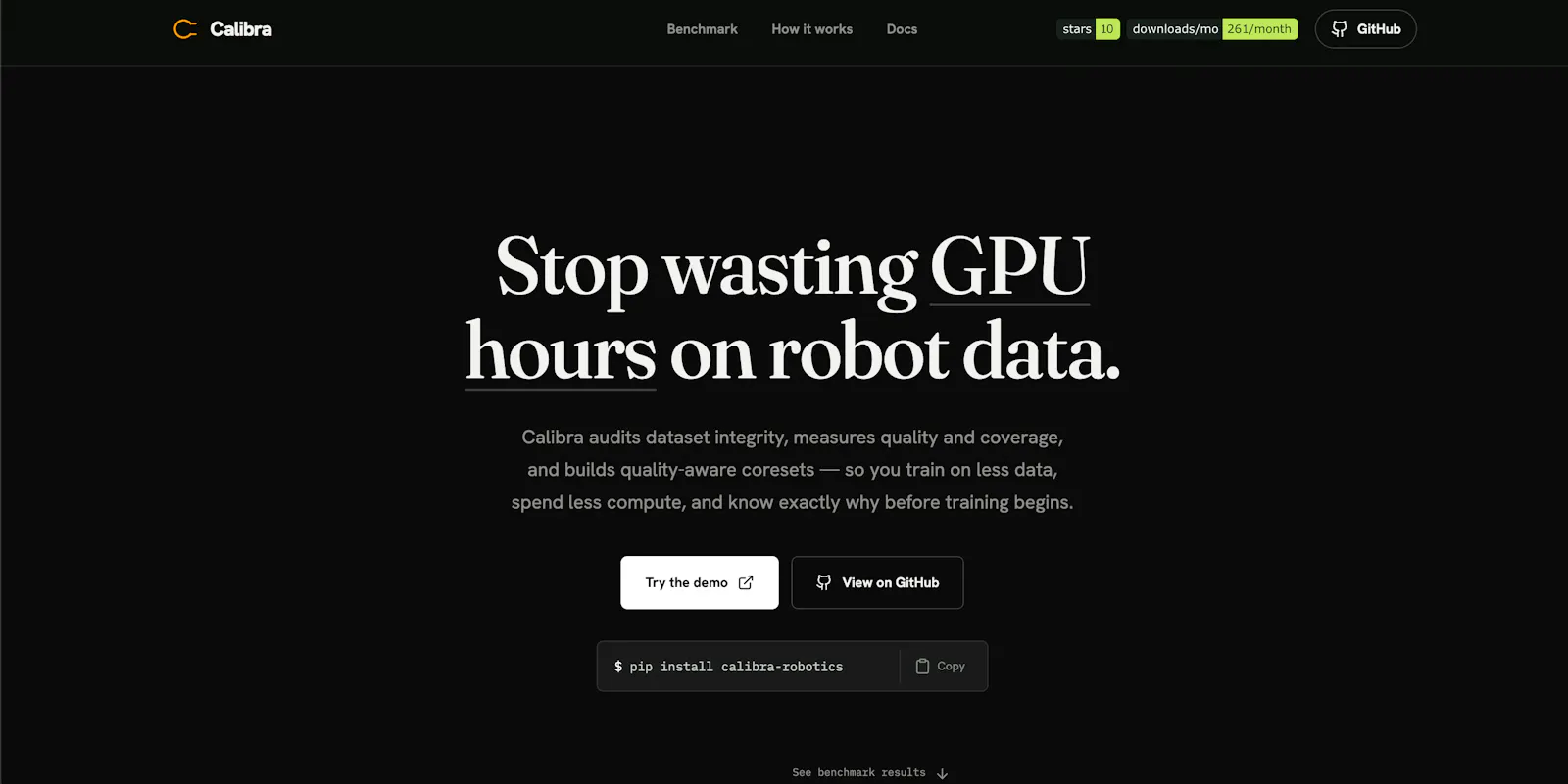 Calibra: Cut Robot Training Costs screenshot 1