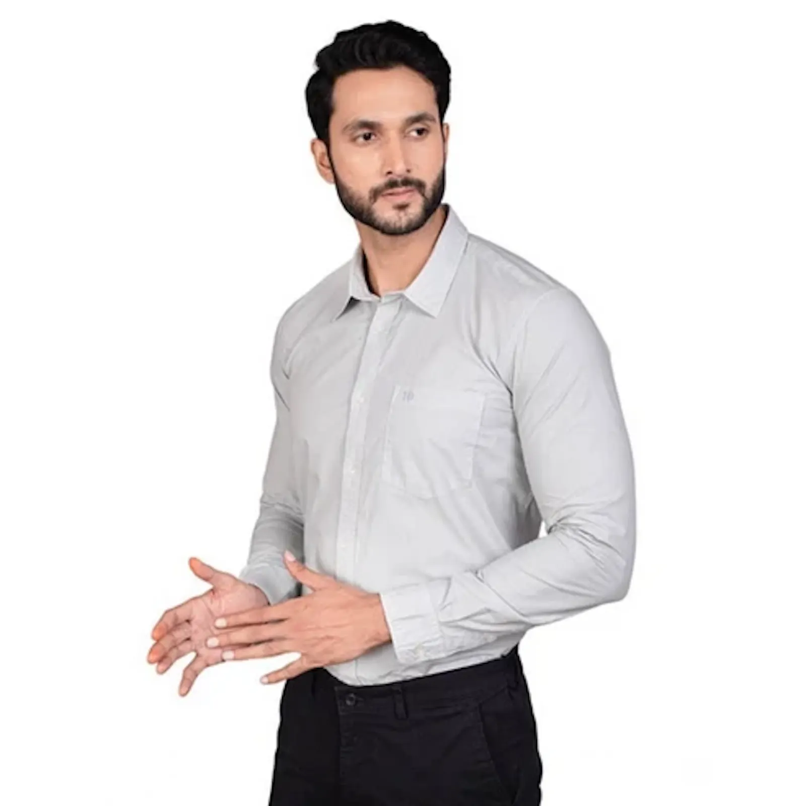 Men's Casual Cotton Full Sleeve Shirt screenshot 3