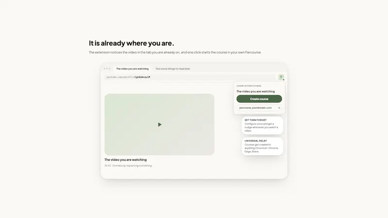 Parcourse screenshot 3