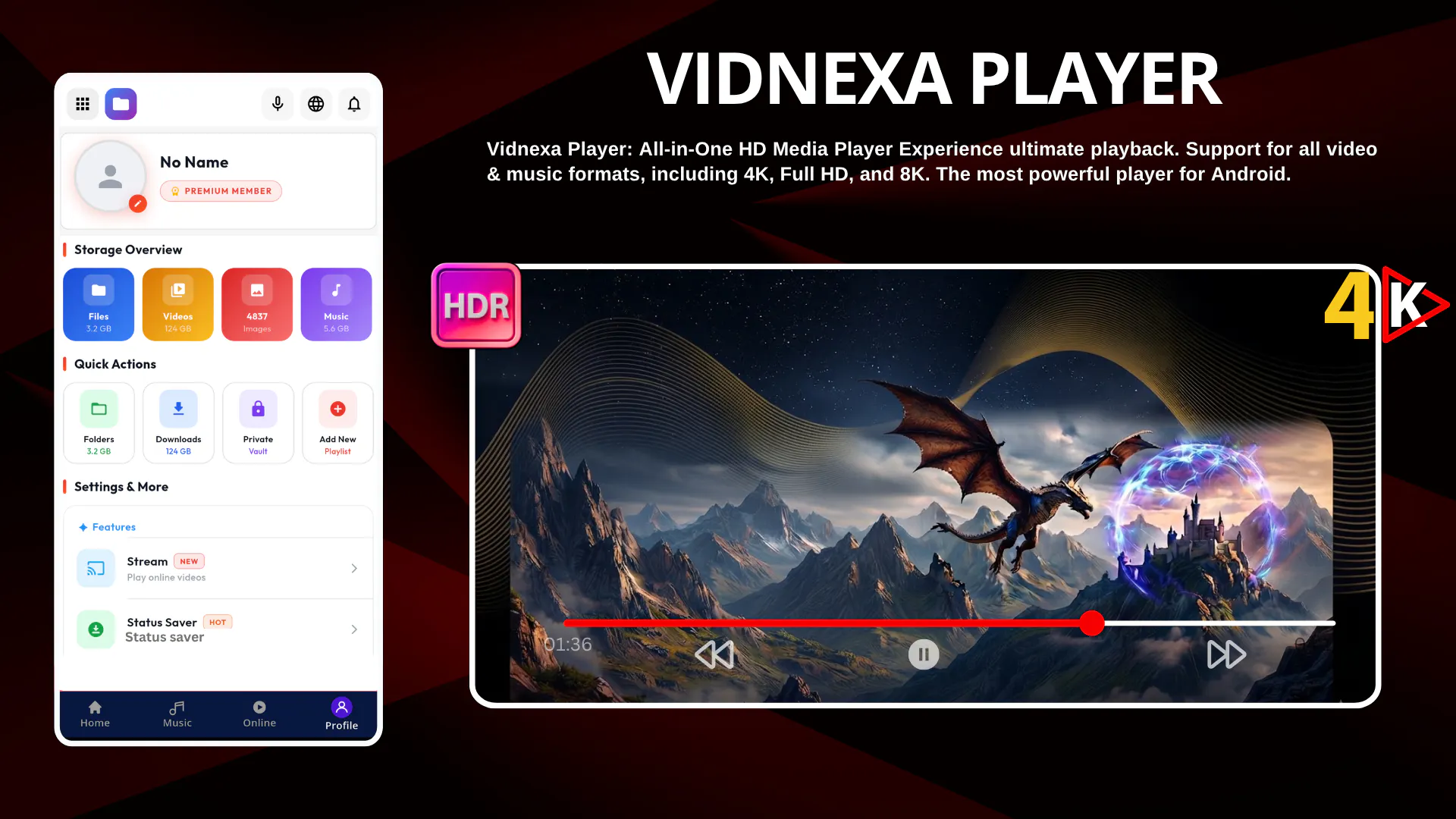 Vidnexa-Ultra HD Video Player gallery image
