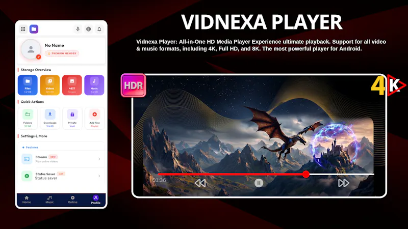 Vidnexa-Ultra HD Video Player screenshot 6