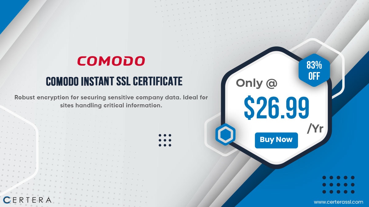 Comodo Instant SSL 인증서 - 민감한 회사 데이터를 처리하는 데 가장 적합합니다 미디어 1