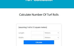 Turf Calculator media 1