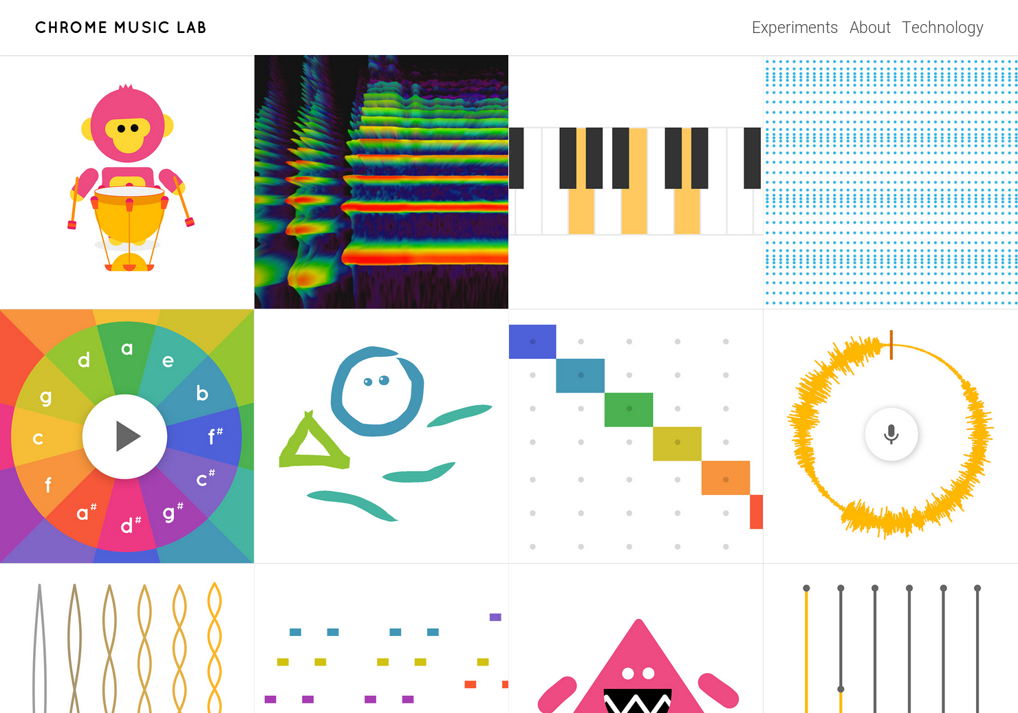 Chrome Music Lab Image