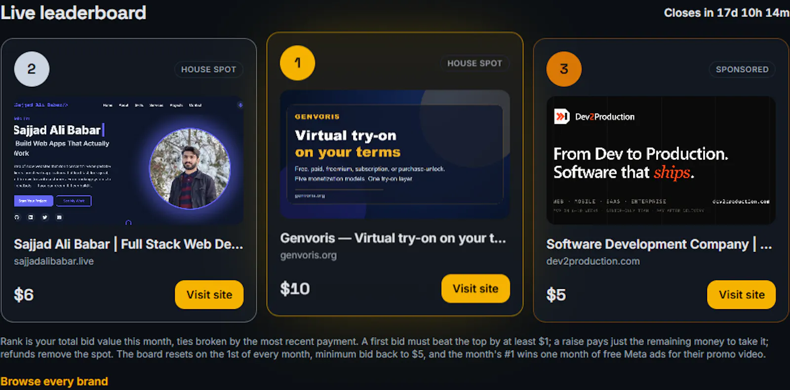 Bid Spotlight screenshot 4