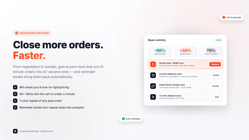 Orbit - B2B Wholesale Pricing screenshot 4