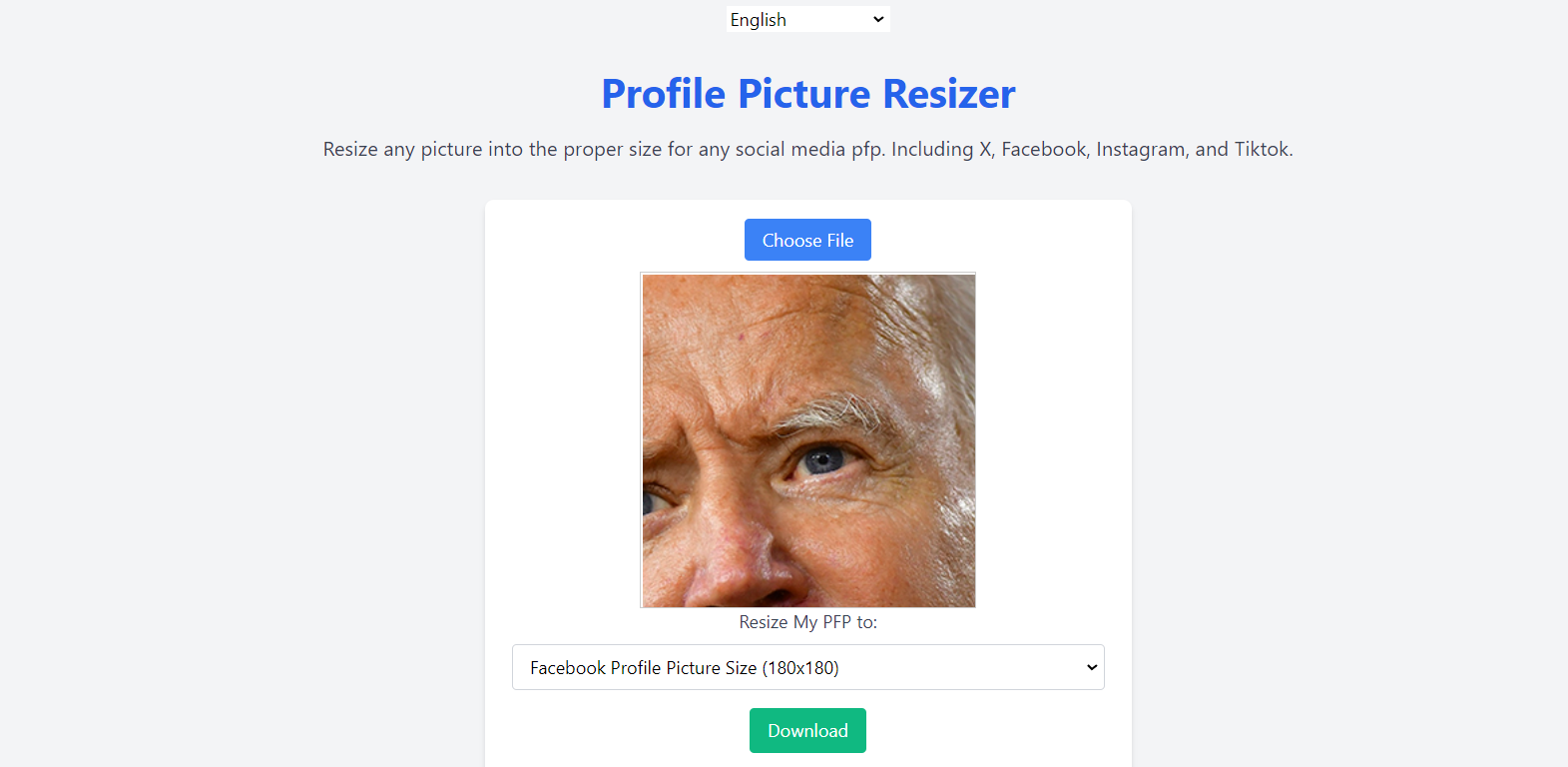 プロフィール写真のリジザー - 任意の画像を数秒でサイズ変更しますメディア3