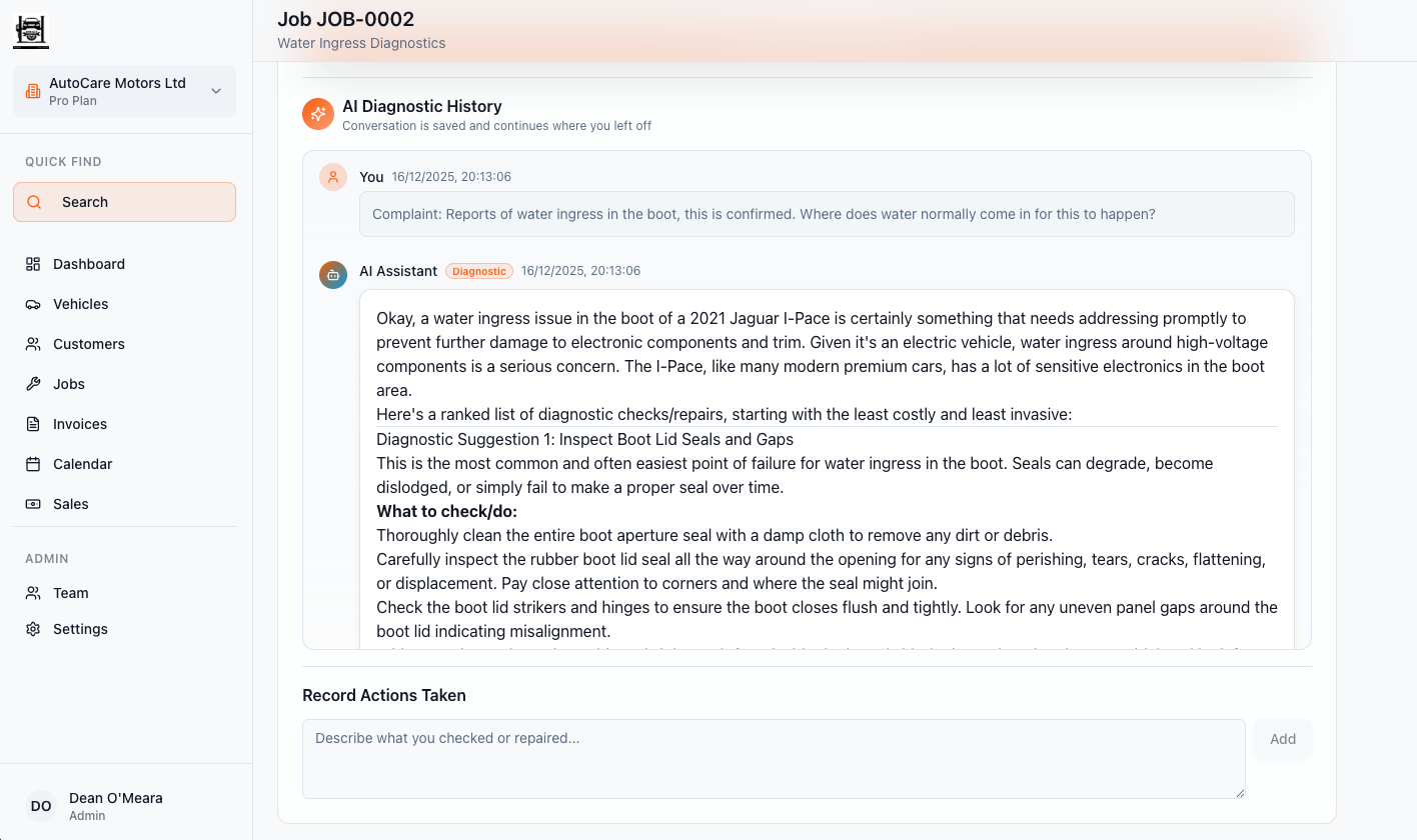 MechMate - Screenshot 3 showing product features and functionality