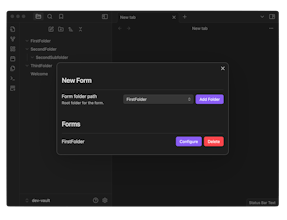 Forms (Obsidian plugin) gallery image