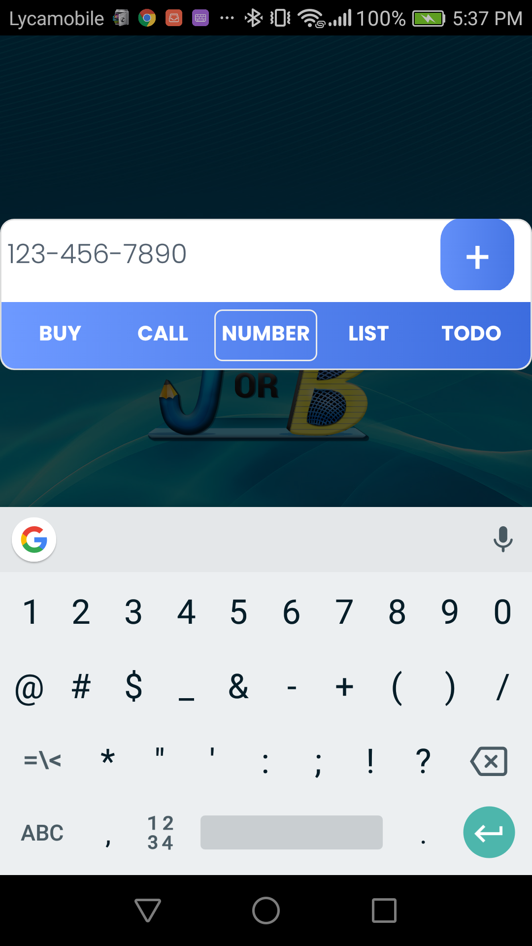 JotBlue - Andorid App gallery image