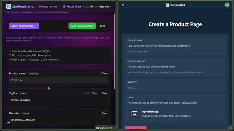 Listwave screenshot 1 (video preview)