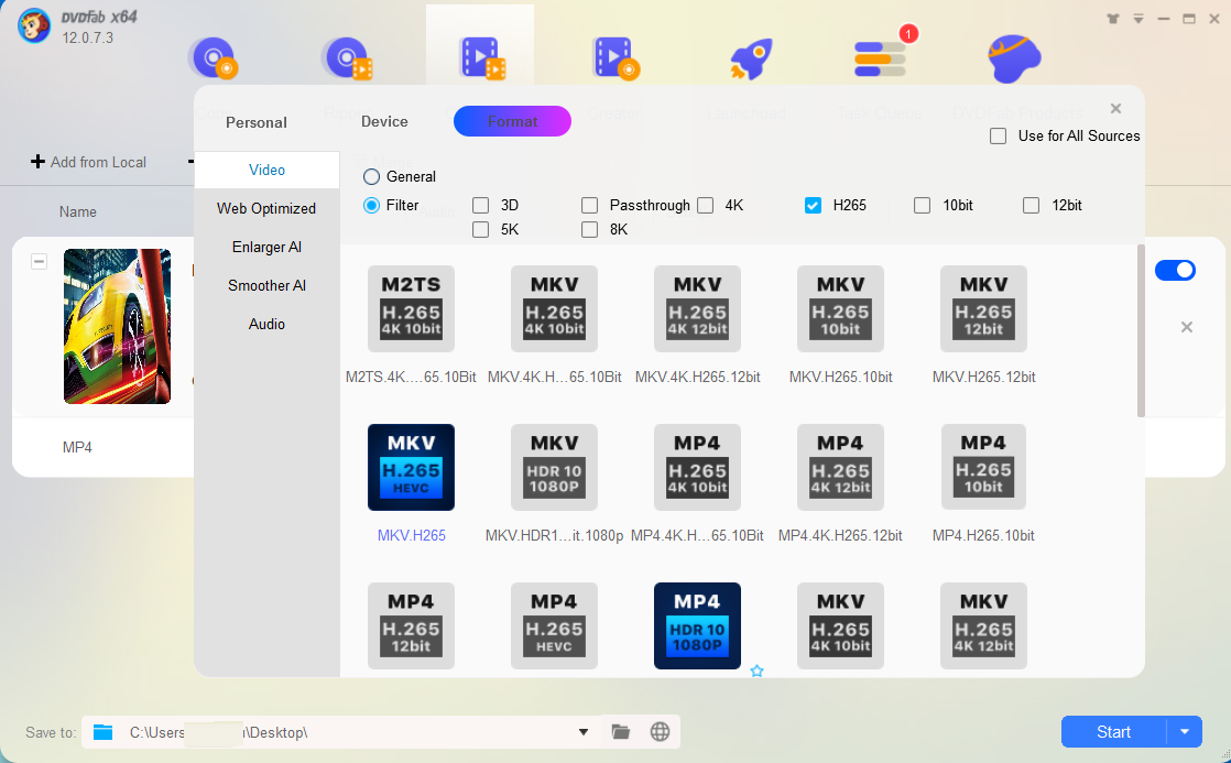 Media Salinan DVDFAB Blu-ray 3