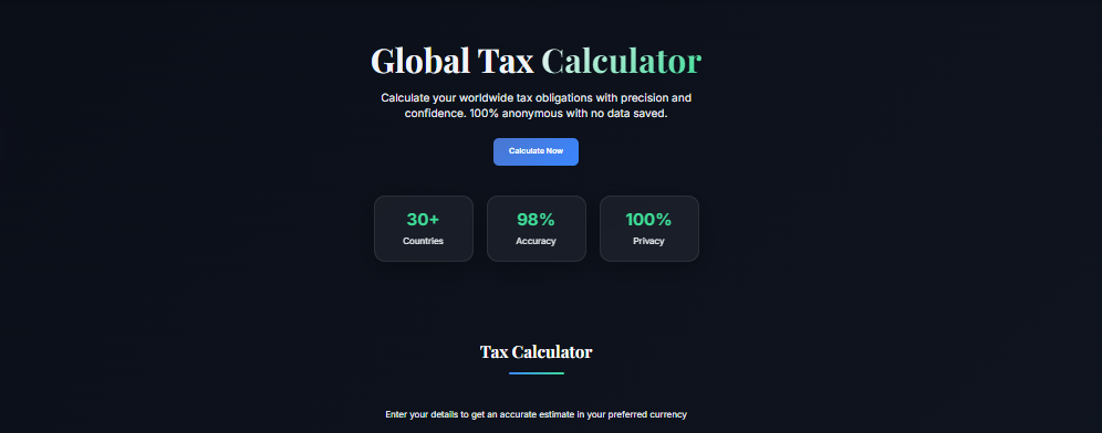 Global Tax Calculator gallery image