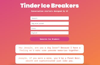 Tinder Ice Breaker gallery image