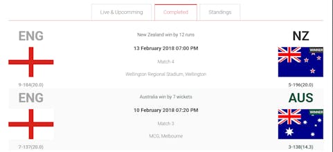 Ultimate Live Cricket WordPress Lite gallery image