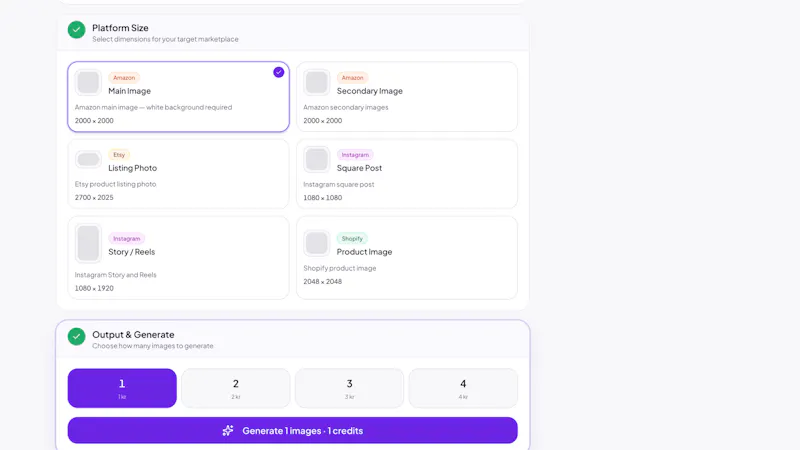 quyash - AI product visuals in 60 sec. screenshot 6