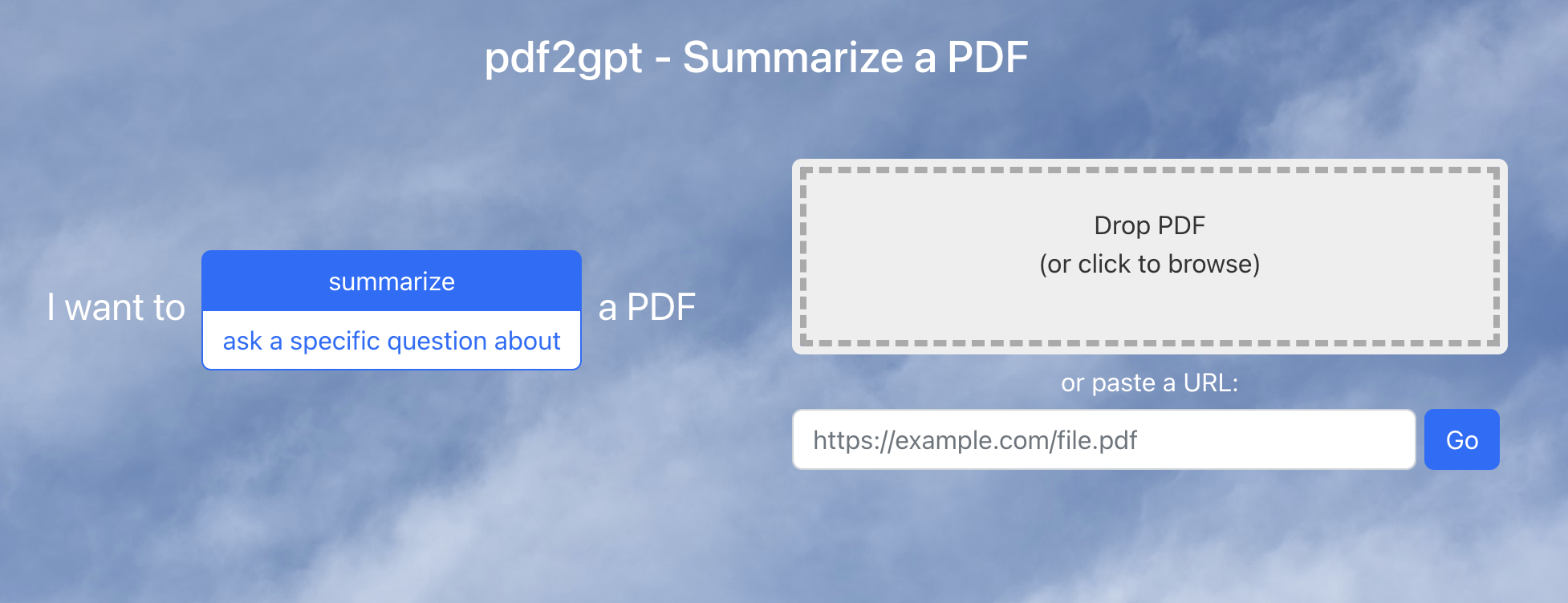 startuptile pdf2gpt-Summarize large pdfs using GPT