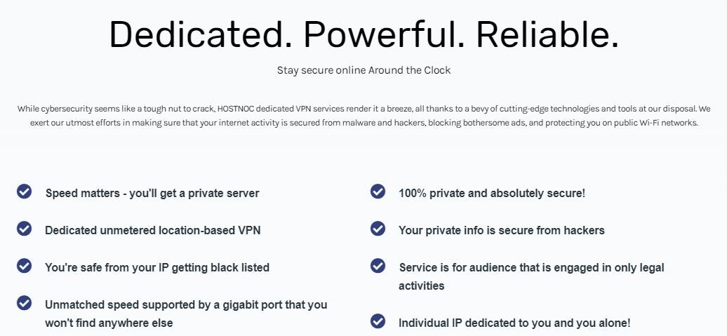 Hostnoc Business VPN gallery image