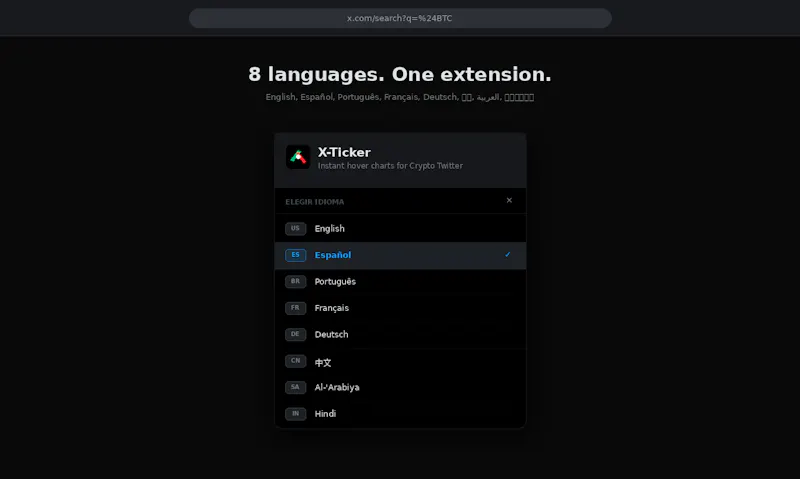 X-Ticker screenshot 2