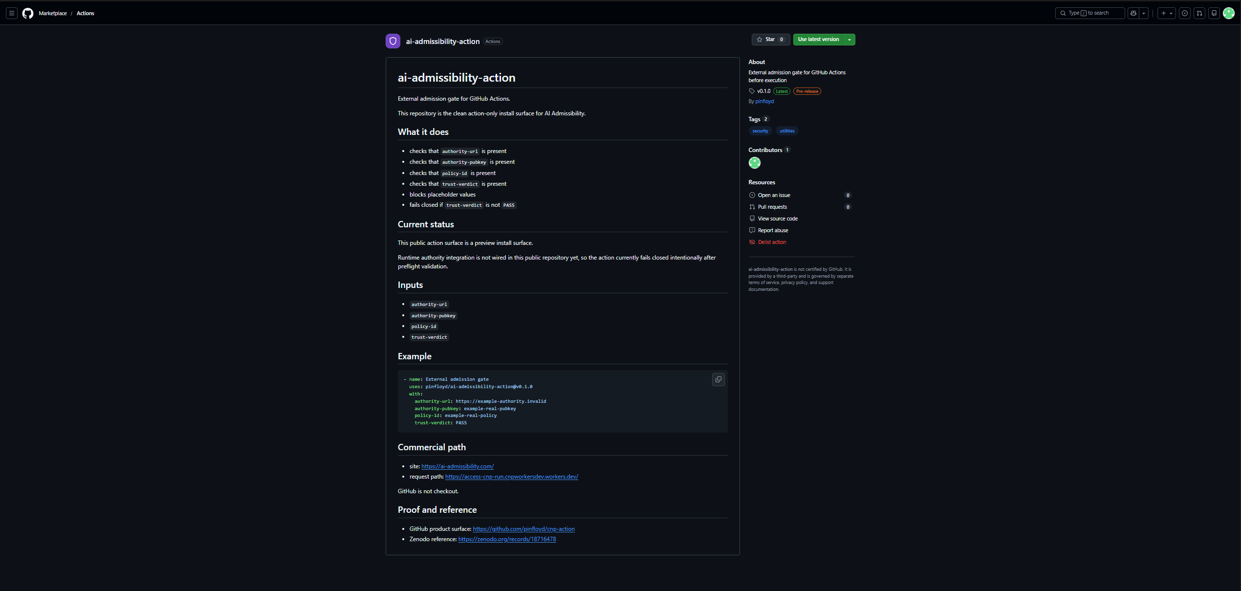 AI Admissibility gallery image