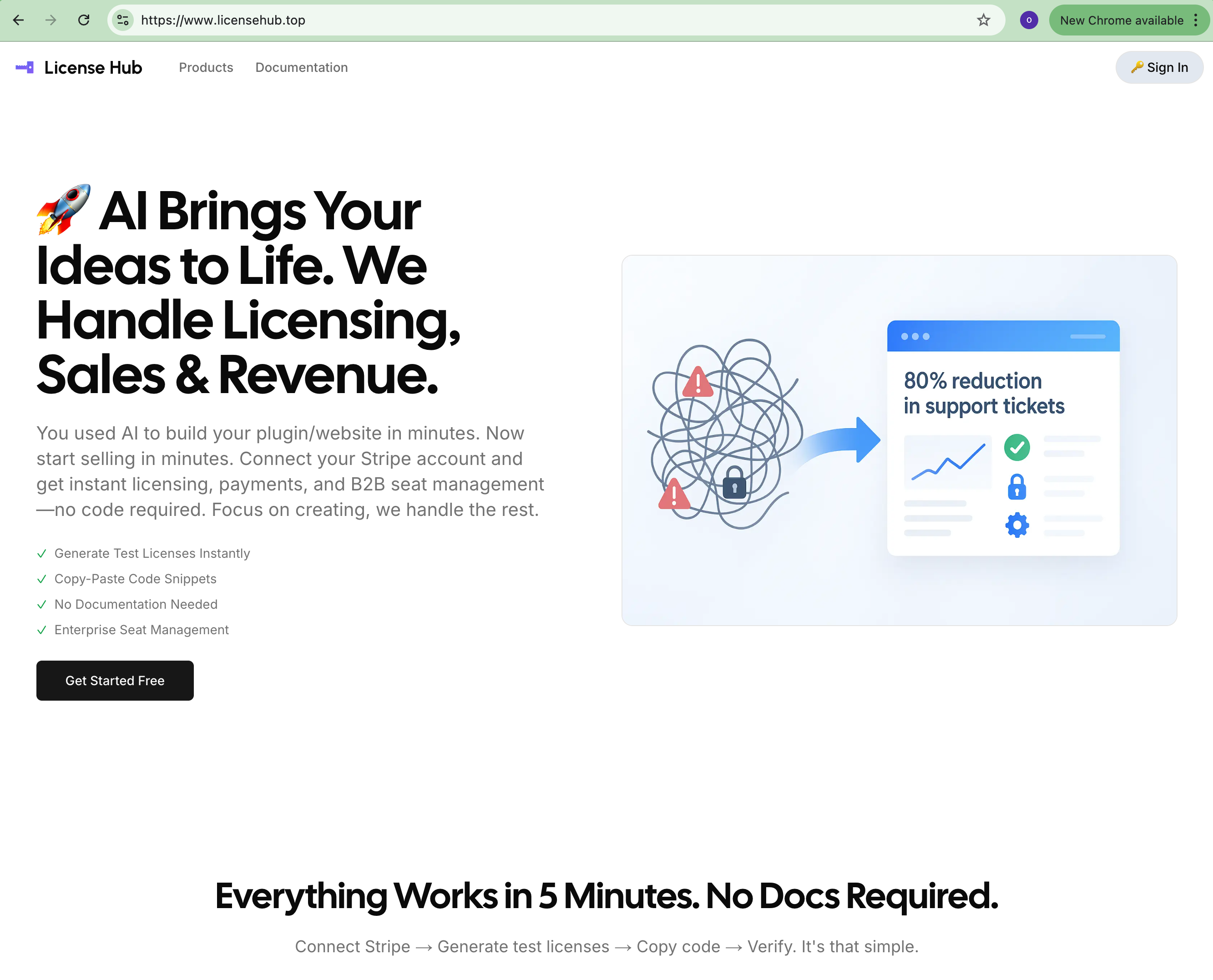 License Hub - Product Hunt launch logo and brand identity