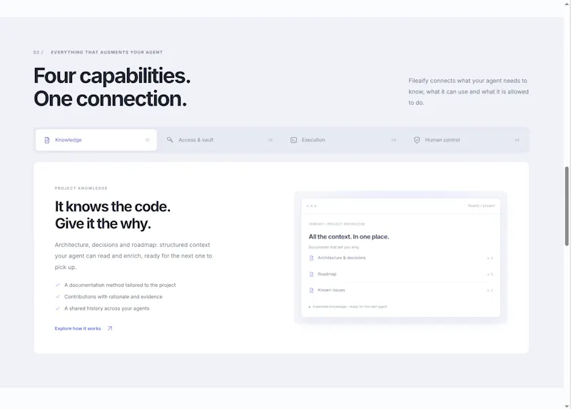 Fileaify.com — Augment any AI agent screenshot 5