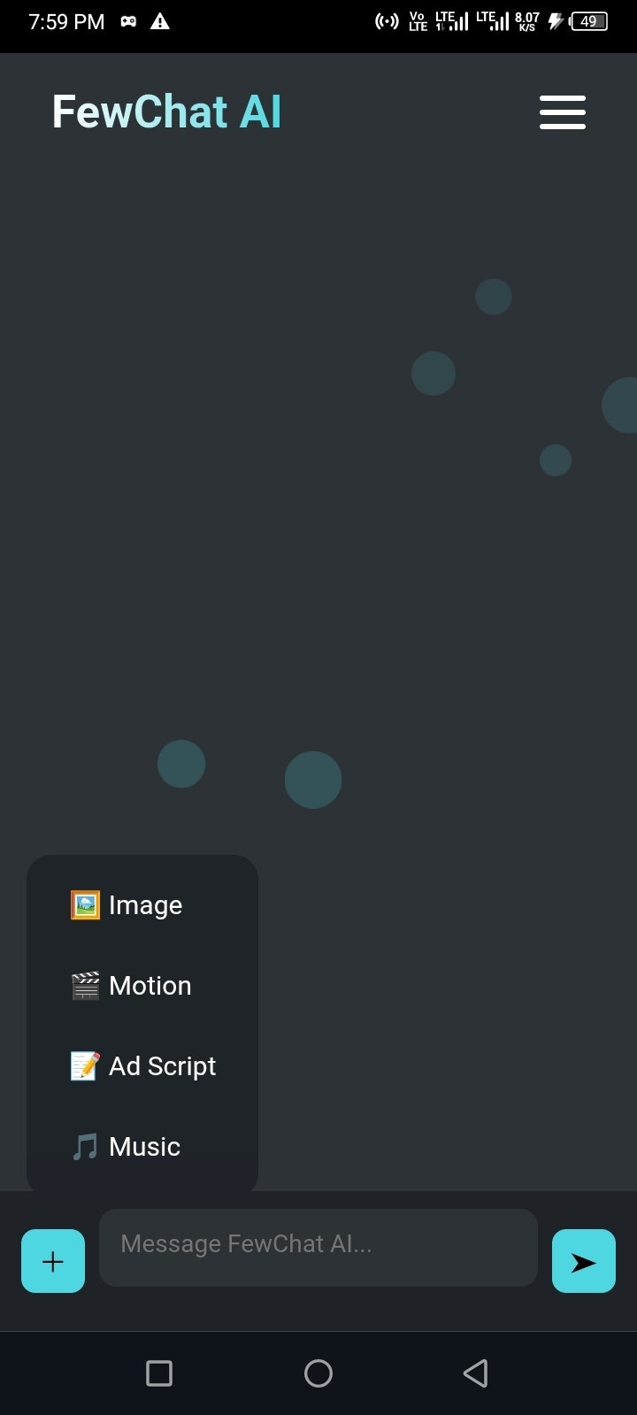 FewChat AI  - Screenshot 3 showing product features and functionality